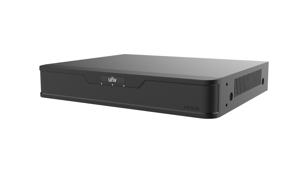 Uniview 8-Channel IQ PoE NVR | NVR301-08B-P8-IQ