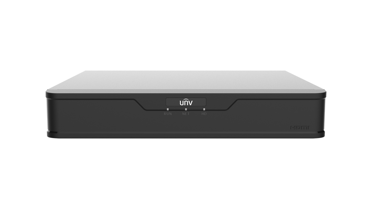Uniview 8-Channel IQ PoE NVR | NVR301-08B-P8-IQ