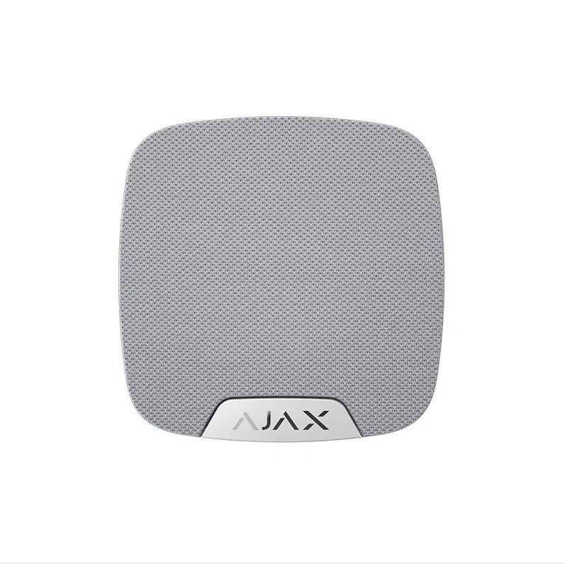 Ajax HomeSiren — White — front view