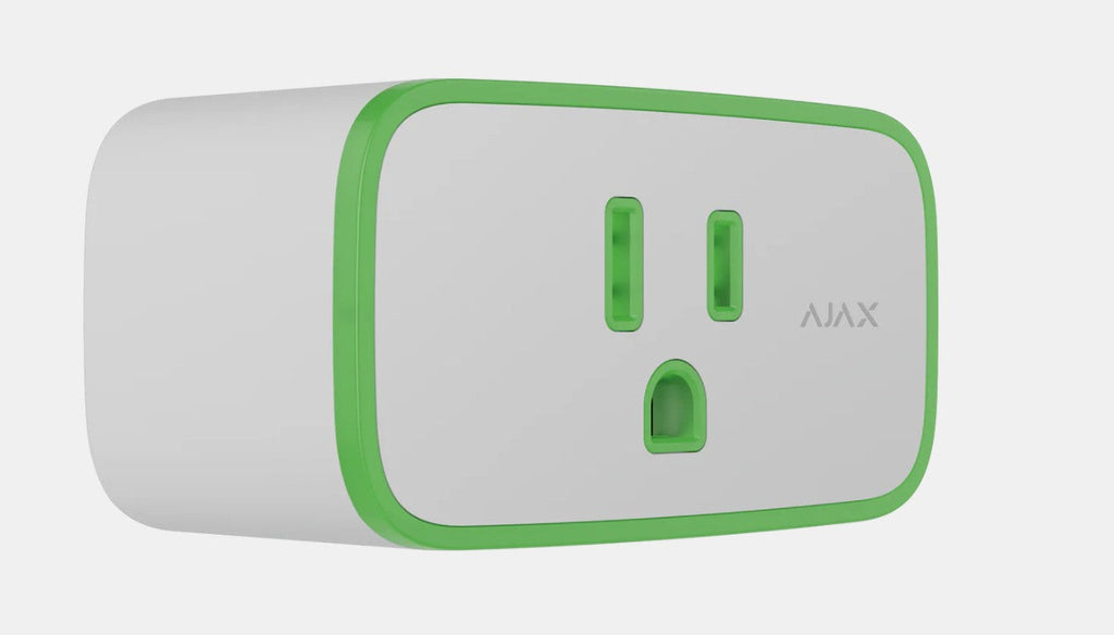 Ajax Socket (Type B) Smart Plug — White — front view