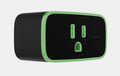 Ajax Socket (Type B) Smart Plug — Black — front view